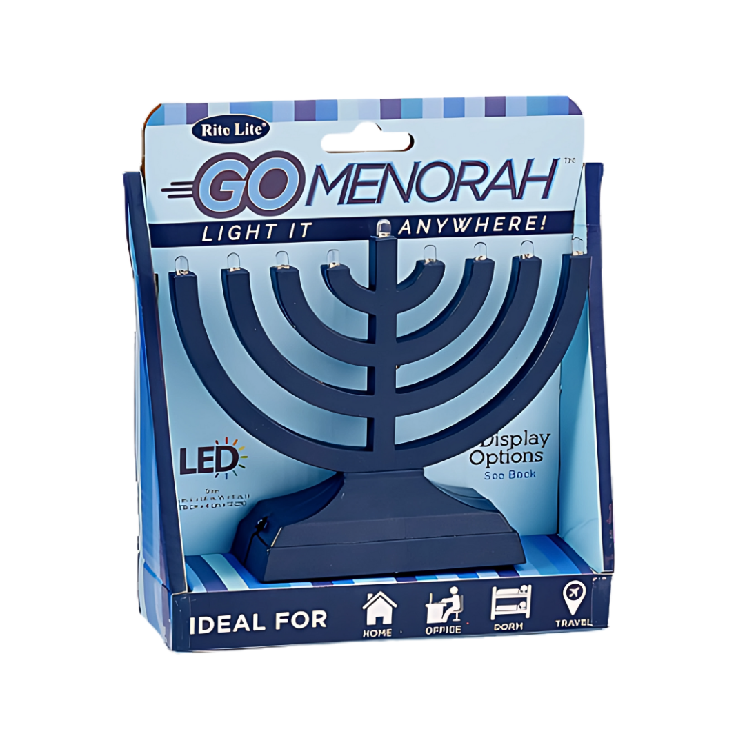 Menorah Electrica Color Azul