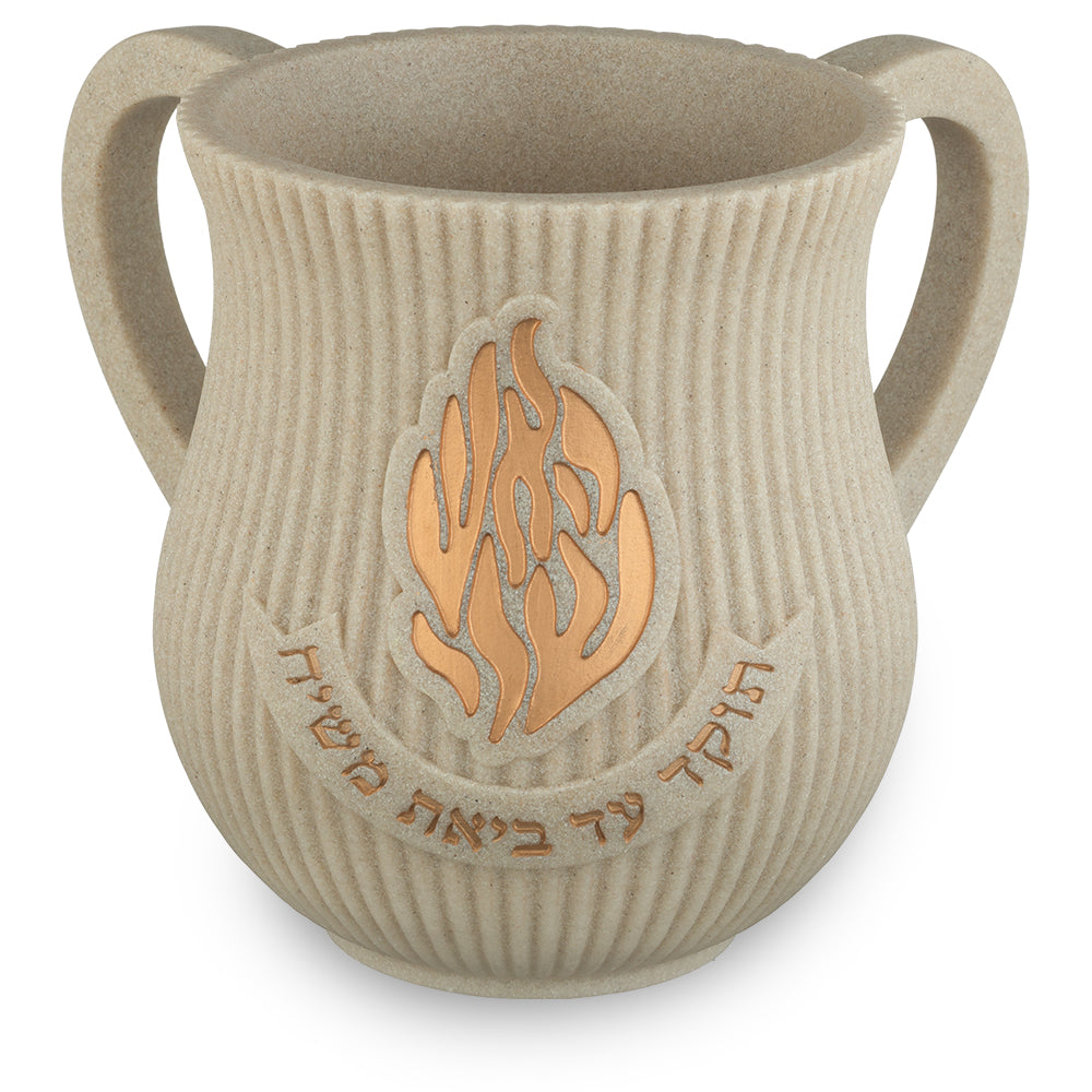 Vaso para lavar las manos de polímero elegante 14 cm