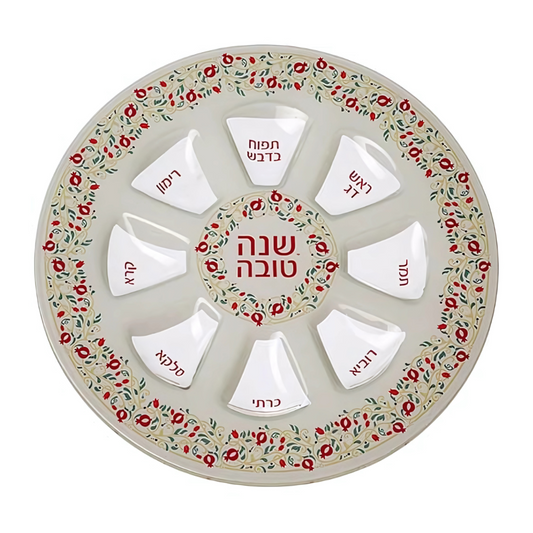 Plato para Rosh Hashana