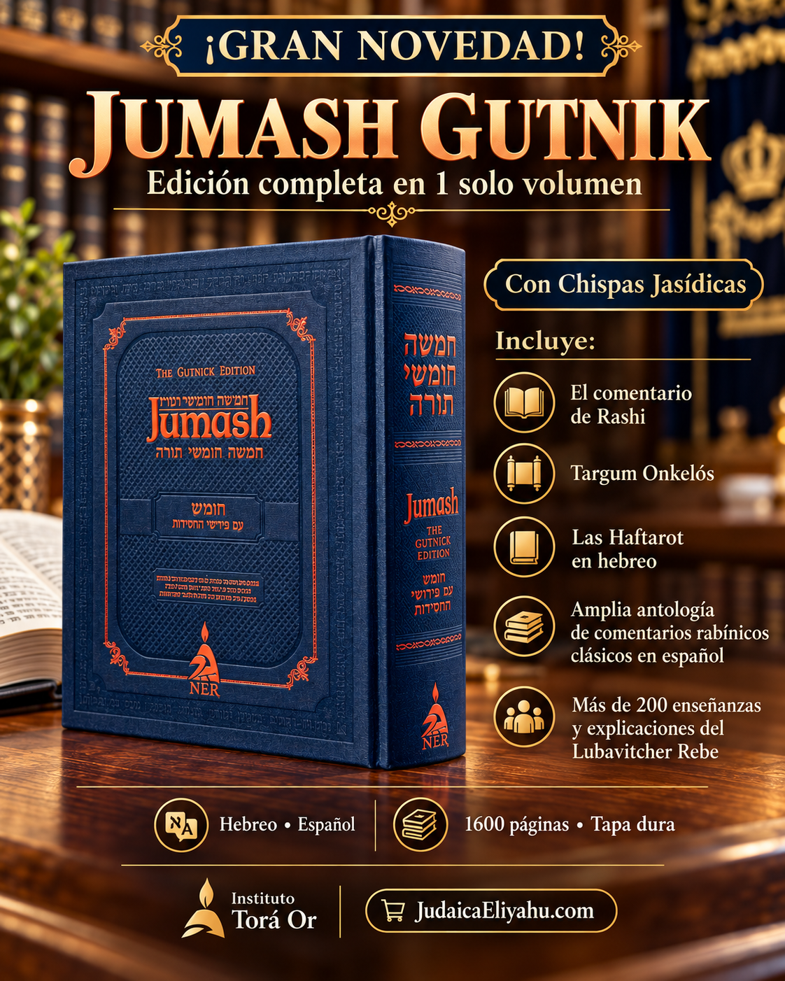 Jumash Gutnik 1 - Vol con comentarios jasidicos