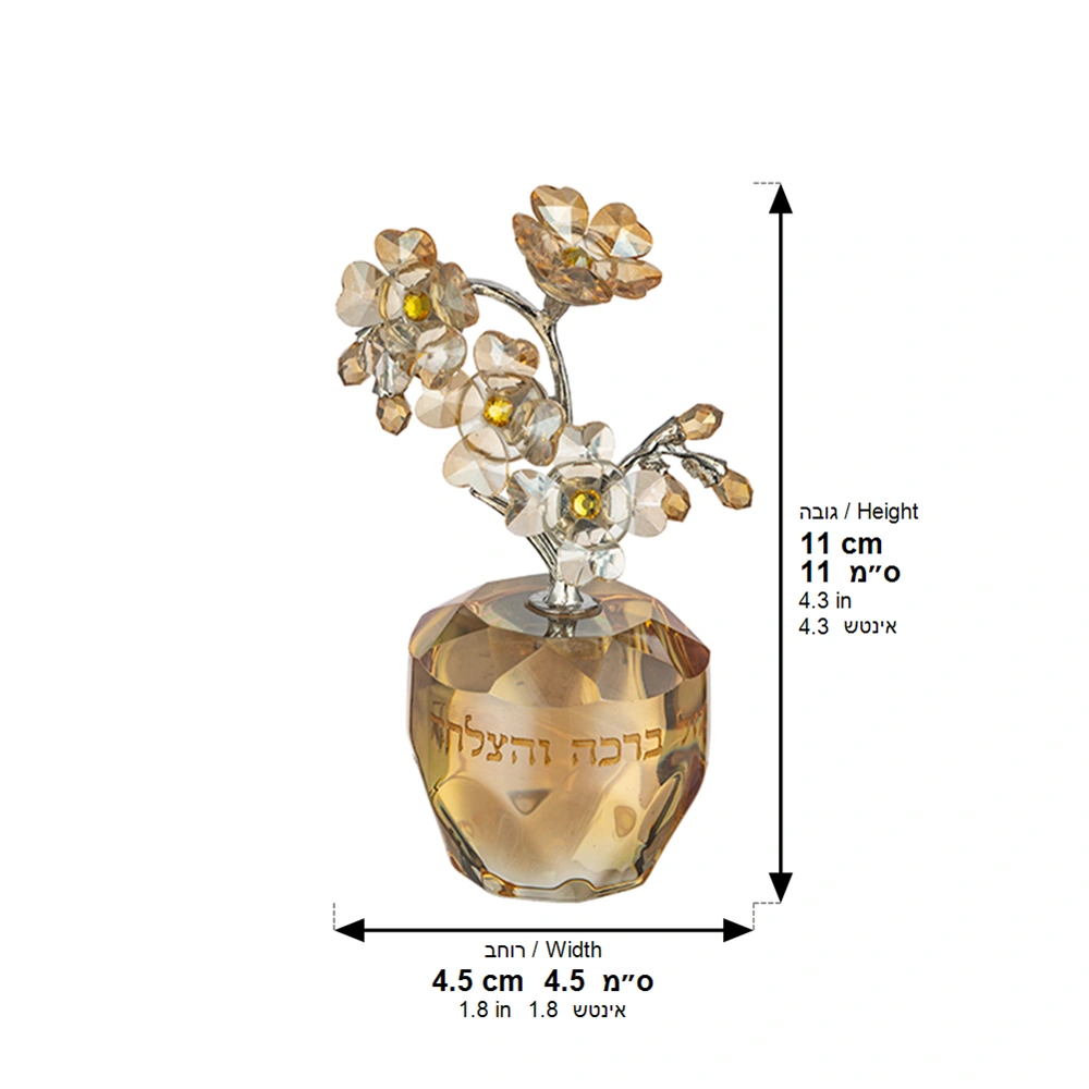 Árbol de Cristal de Bendiciones – una pieza elegante de 11 cm