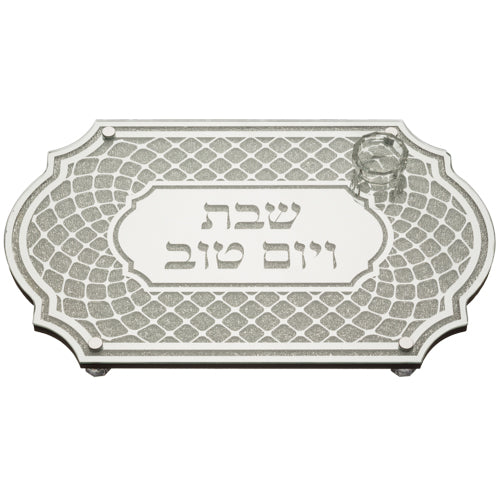 Bandeja de Cristal - Para el Pan de Shabbat -
