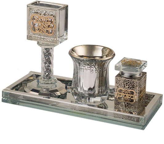 Havdala Set - Elegante cristal