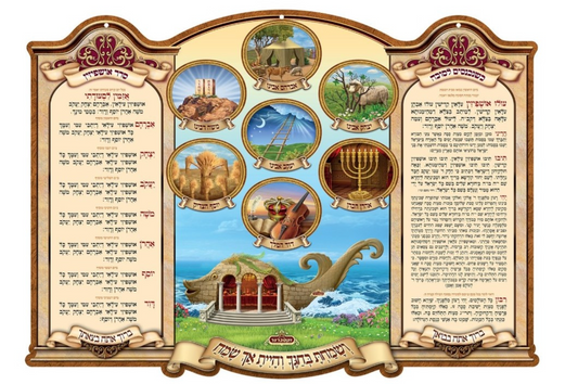Poster para la sukkah "Ushpizin"