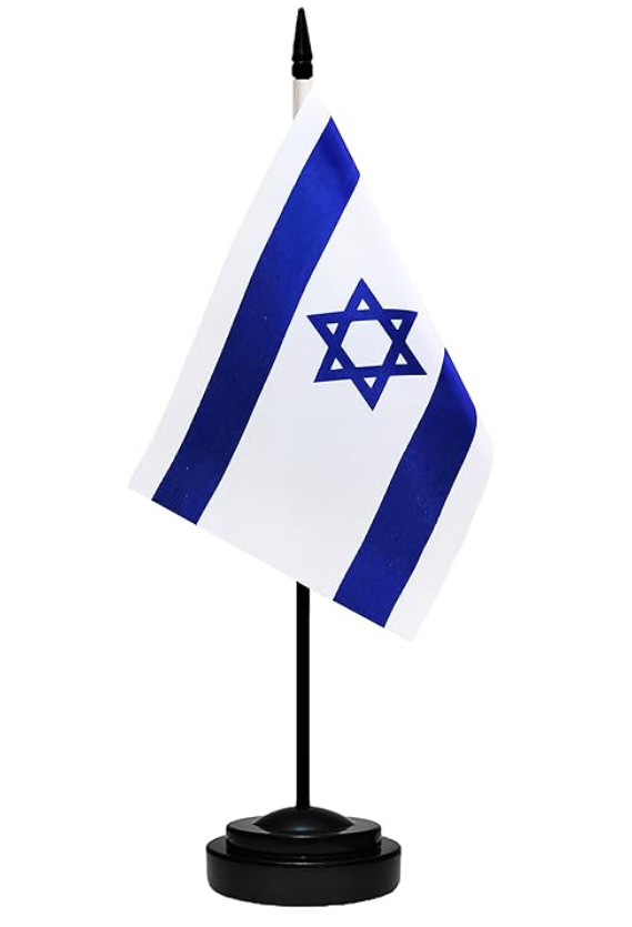 Bandera de Israel para mesa