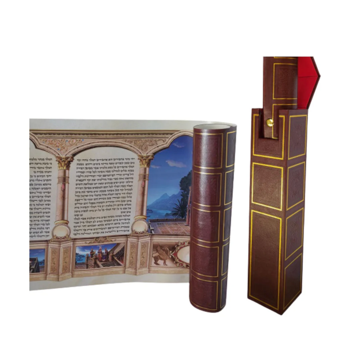 Meguila de Esther elegante con forro Hebreo