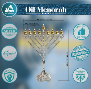 Menorah de Rambam - 18''