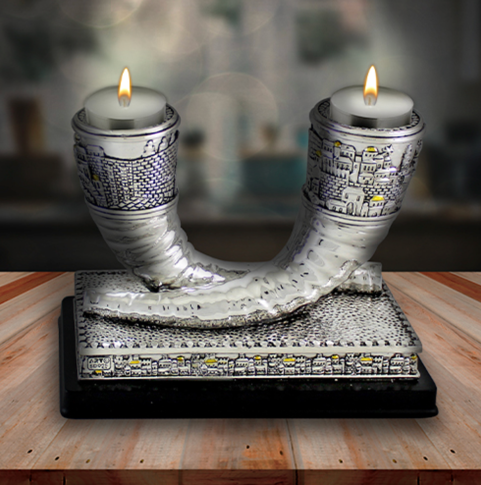 Porta Velas para Shabbat - El Shofar -