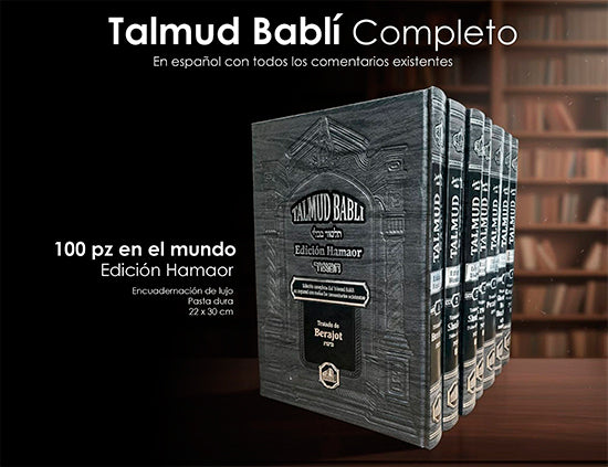 Talmud completo en español (36 tomos) – Edicion Hamaor Gemara