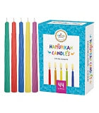 Velas de Menorá Velas de Janucá 44 Velas de Janucá Coloridas para las 8 Noches de Janucá