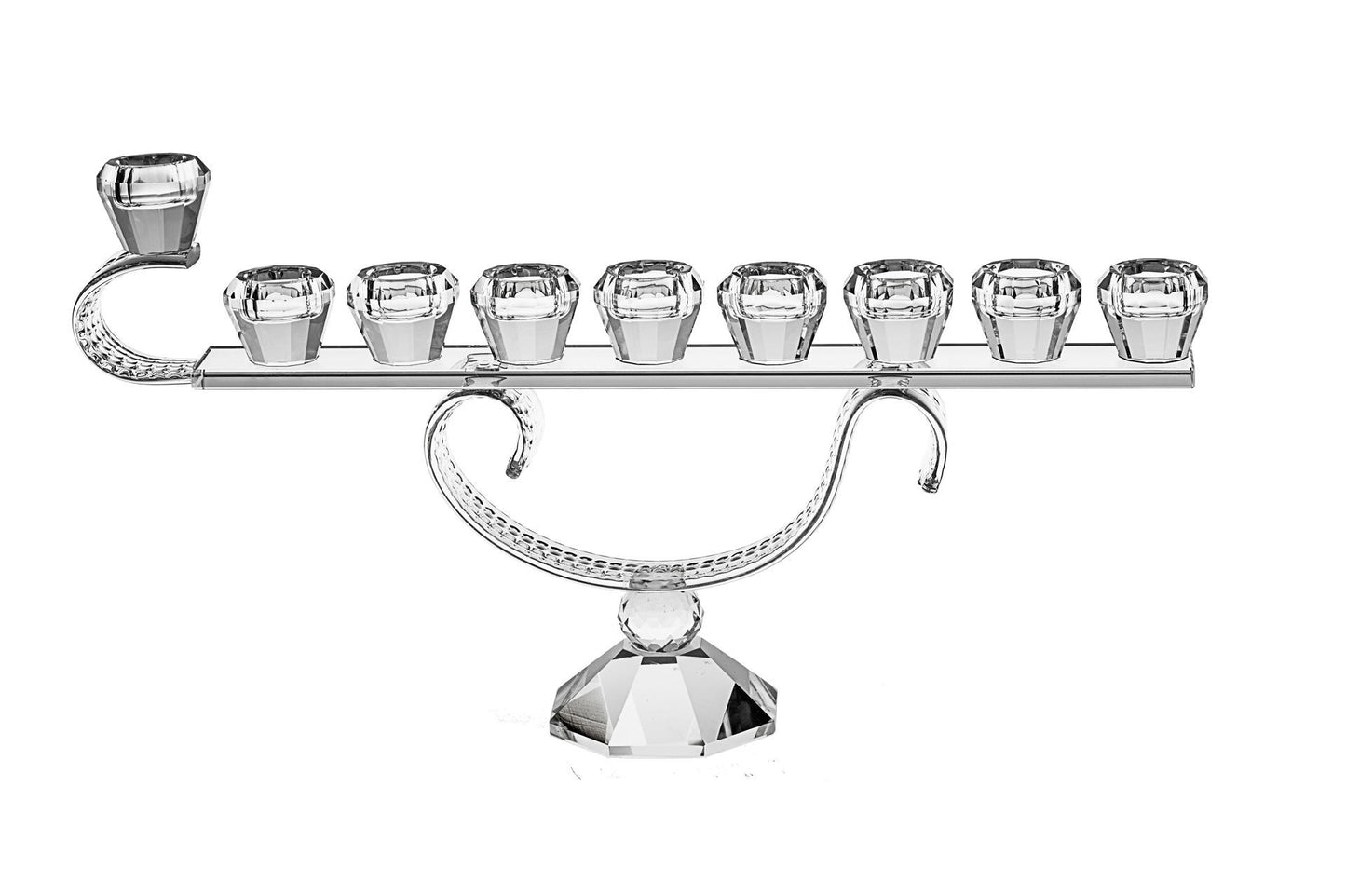 Menorah de cristal, firme