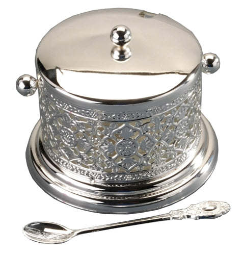 Base elegante para la miel de Rosh Hashana