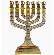 Load image into Gallery viewer, Large Menorah 12 Tribes
